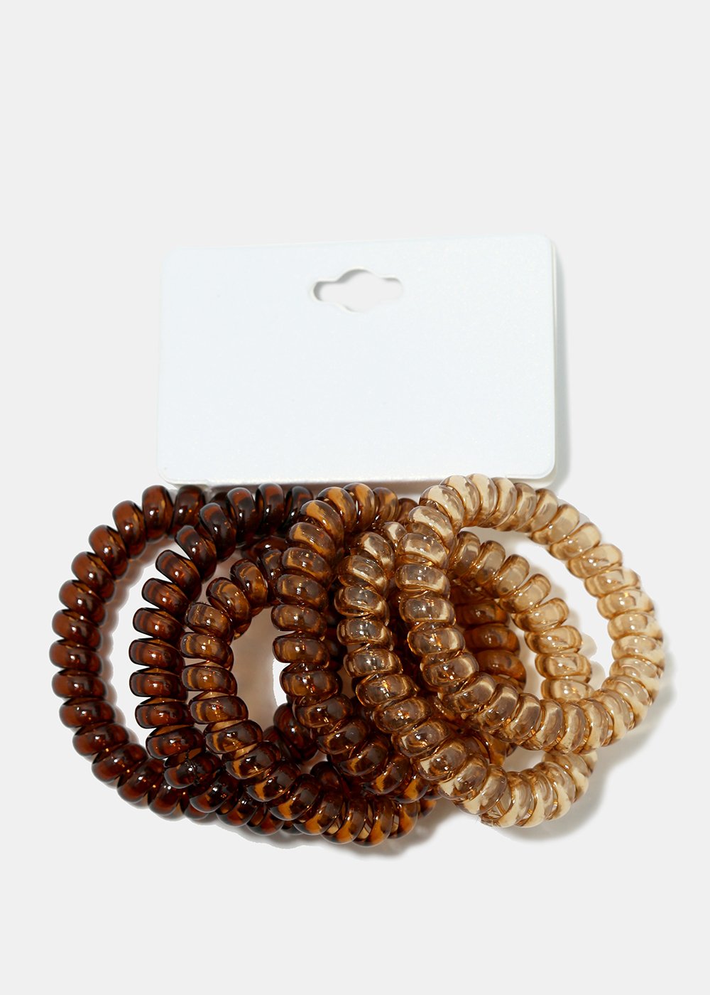 6-Piece Spiral Hair Ties