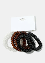 Load image into Gallery viewer, 6-Piece Spiral Hair Ties
