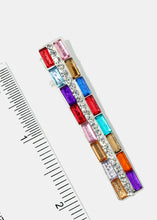 Load image into Gallery viewer, 4-Piece Gemstone Studded Colorful Hair Pins
