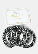 Load image into Gallery viewer, 4-Piece Animal Print Spiral Hair Ties
