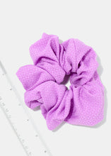 Load image into Gallery viewer, Textured Large Solid Color Scrunchies
