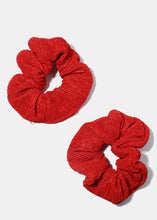 Load image into Gallery viewer, 2-Piece Textured Srunchies
