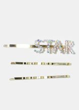 Load image into Gallery viewer, 3-Piece &quot;STAR&quot; Hair Pins
