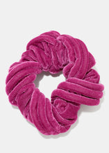 Load image into Gallery viewer, Textured Velvet Scrunchie

