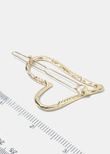 Load image into Gallery viewer, Heart Shaped Rhinestone Studded Hair Pin
