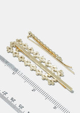 Load image into Gallery viewer, 2-Piece Rectangle Rhinestone Hair Pins
