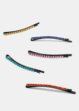 Load image into Gallery viewer, 5 Piece Colorful Stone Hair Pin Set

