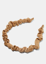 Load image into Gallery viewer, Light Tone Scrunchie Headband
