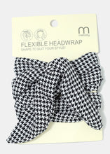 Load image into Gallery viewer, Black &amp; White Flexible Headband
