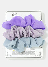 Load image into Gallery viewer, 3-Piece Solid Colored Scrunchies
