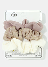 Load image into Gallery viewer, 3-Piece Solid Colored Scrunchies

