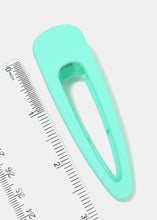 Load image into Gallery viewer, 2-Piece Teardrop Neon Hair Clips
