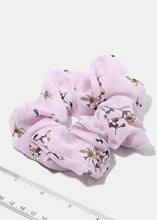 Load image into Gallery viewer, Flower Print Scrunchie
