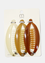 Load image into Gallery viewer, 3-Piece Small Banana Clips
