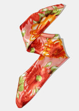 Load image into Gallery viewer, Flower Print Satin Bandana
