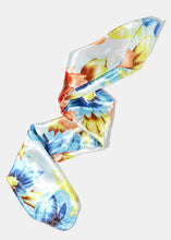 Load image into Gallery viewer, Flower Print Satin Bandana
