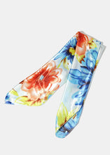 Load image into Gallery viewer, Flower Print Satin Bandana

