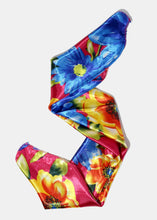 Load image into Gallery viewer, Flower Print Satin Bandana
