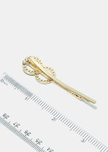 Load image into Gallery viewer, Rhinestone Linked Circle Hair Pins
