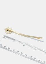 Load image into Gallery viewer, 2-Piece Rhinestone Flower Hair Pins
