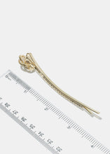 Load image into Gallery viewer, 2-Piece Rhinestone Linked Circle &amp; Pearl Hair Pins
