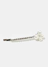 Load image into Gallery viewer, Rhinestone &amp; Pearl Butterfly Hair Pins
