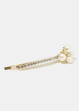 Load image into Gallery viewer, Rhinestone &amp; Pearl Butterfly Hair Pins
