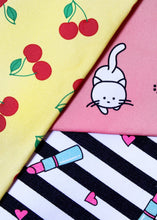 Load image into Gallery viewer, a2o Large Canvas Pouch - Pink Lipstick
