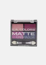 Load image into Gallery viewer, L.A. Colors- 4 Color Matte Eyeshadow- Mattenificent
