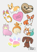 Load image into Gallery viewer, Oki Sticker- Watercolor Paw
