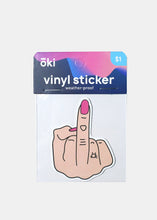 Load image into Gallery viewer, Oki Sticker- Don&#39;t Touch My Laptop
