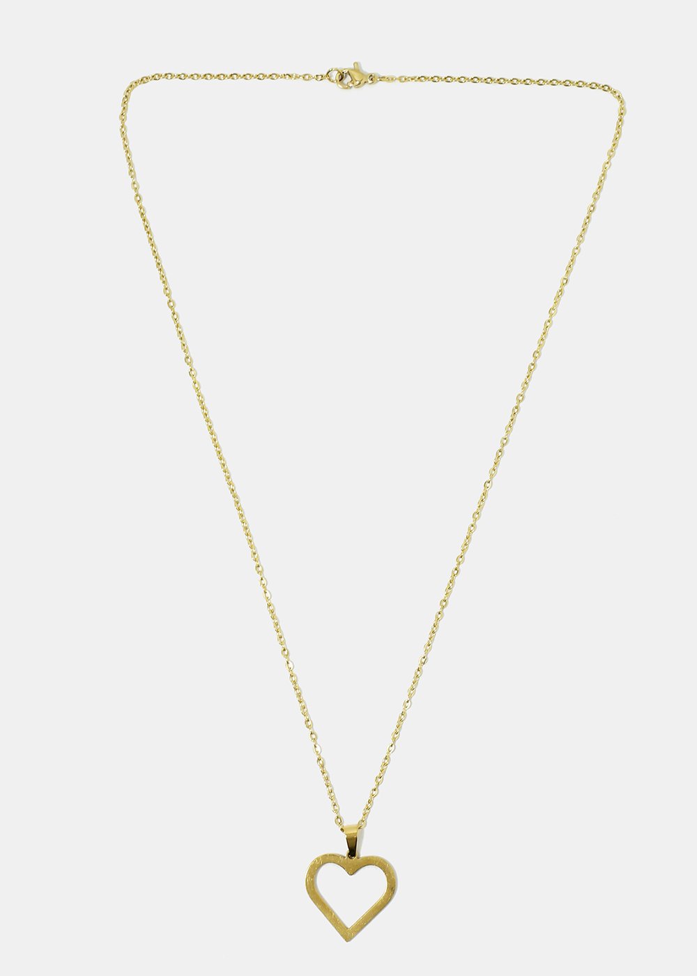 Heart Pendant Chain Necklace