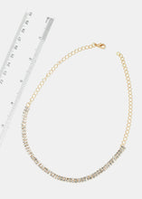 Load image into Gallery viewer, Rhinestone Pave Choker Necklace
