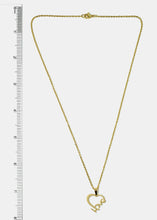 Load image into Gallery viewer, &quot;LOVE&quot; Heart Pendant Necklace
