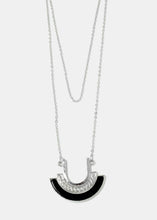 Load image into Gallery viewer, Modern Semi-Circled Pendant Necklace
