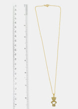 Load image into Gallery viewer, Teddy Bear Heart Belly Necklace
