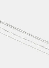 Load image into Gallery viewer, 3-Piece Linked Chain Necklace Set

