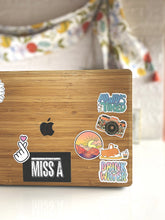 Load image into Gallery viewer, Oki Sticker- Eggplant
