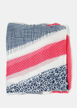 Load image into Gallery viewer, Lightweight Mixed Print Infinity Scarf
